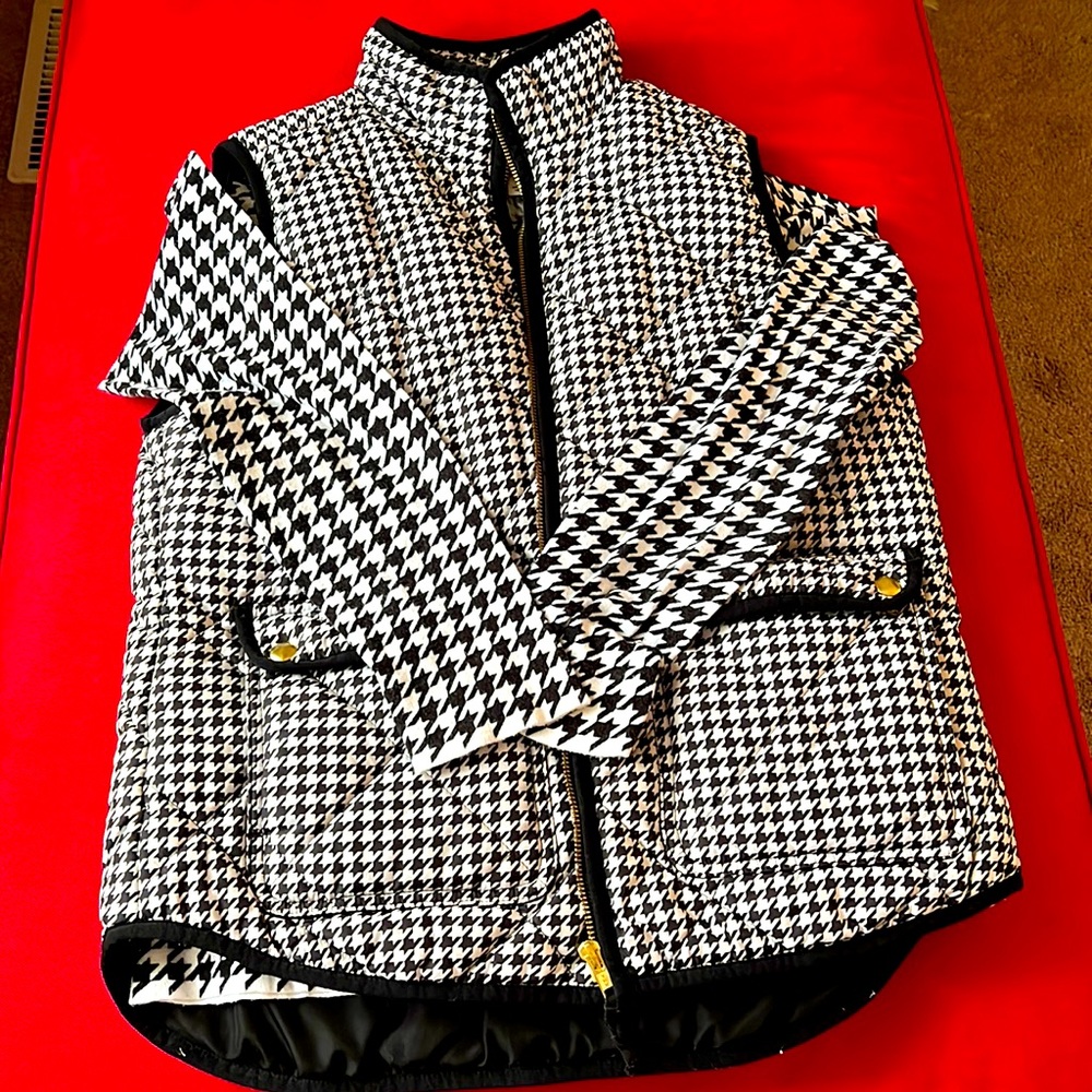 JCrew vest and sweater, Size M, JCrew bundle of vest and cotton teddy.